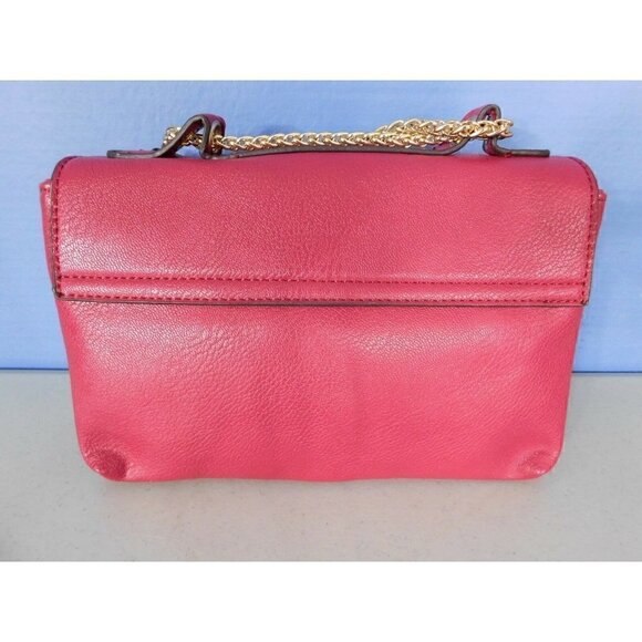 CHARMING CHARLIE RED-ISH PINK COLOR SHOULDER BAG, HANDBAG, PURSE - Picture 3 of 9